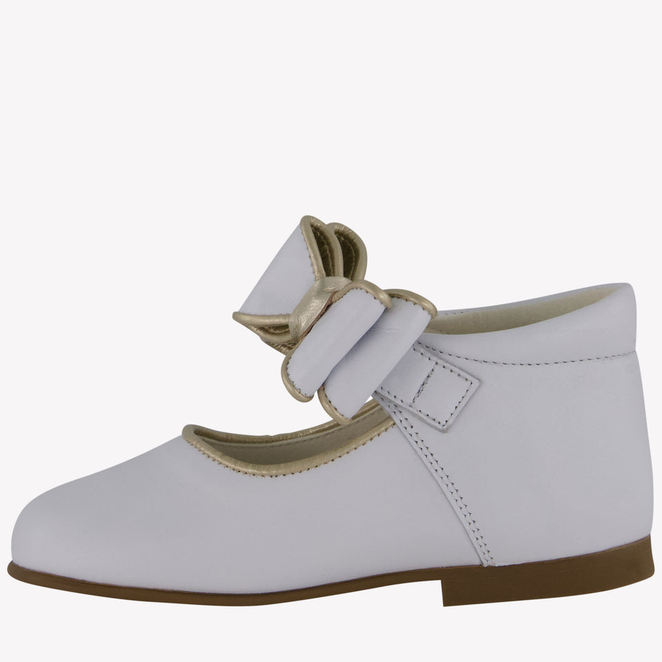 Andanines Girls Shoes In White