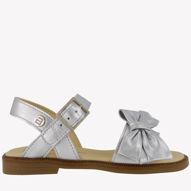 Andanines Girls Sandals In Silver