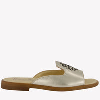 Andanes Girls Flipflops  Gold