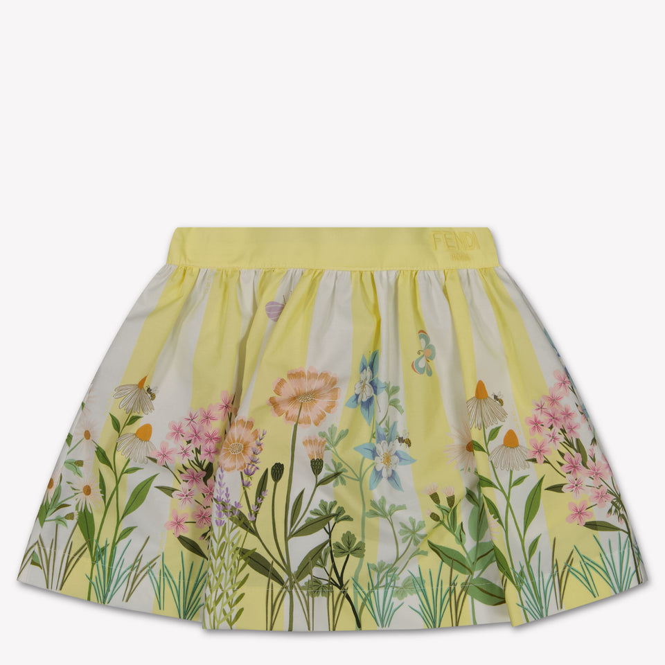 Fendi Baby Girls Skirt in Yellow