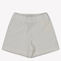 Fendi Baby Unisex Shorts  White