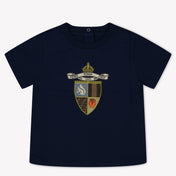 Fendi Baby Boys T-Shirt in Navy