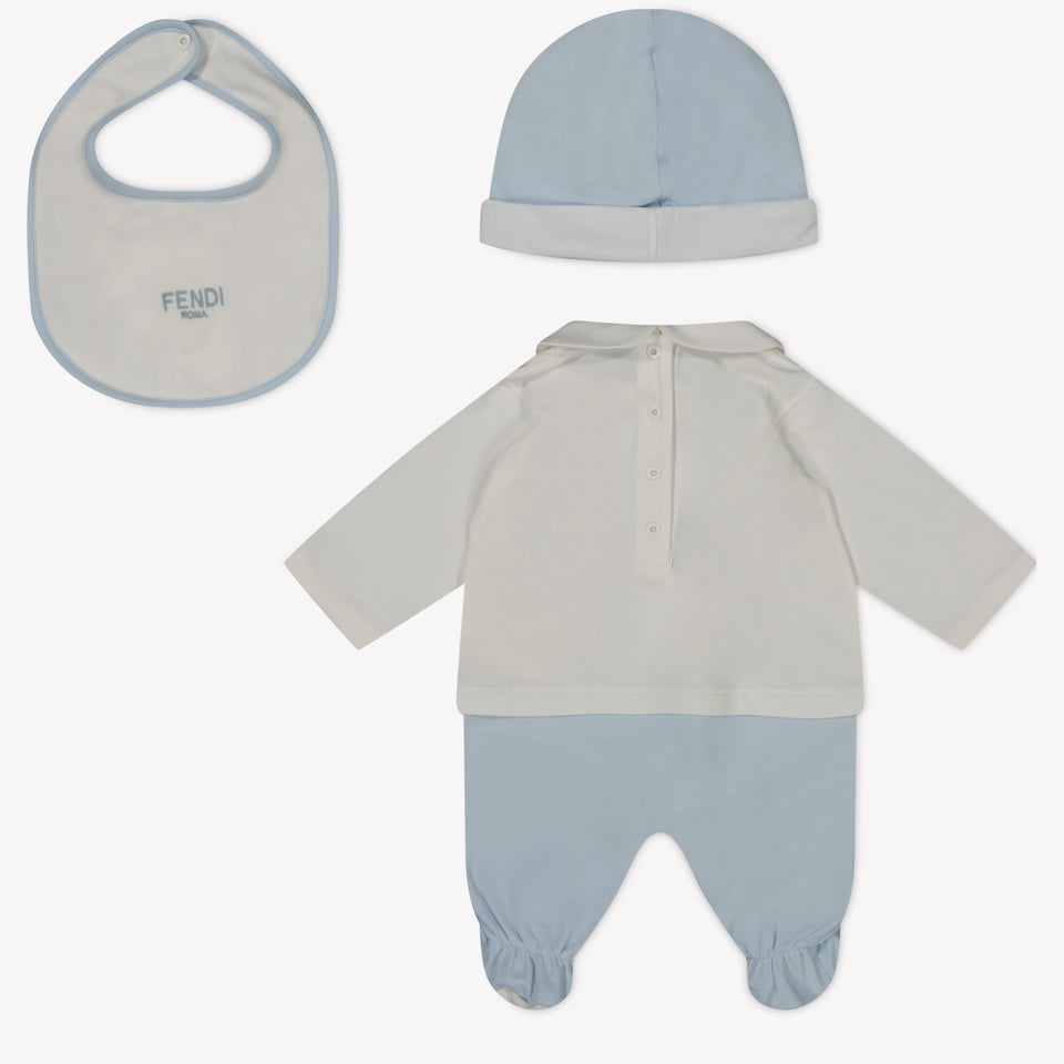 Fendi Baby Unisex Boxpakje In Licht Blauw