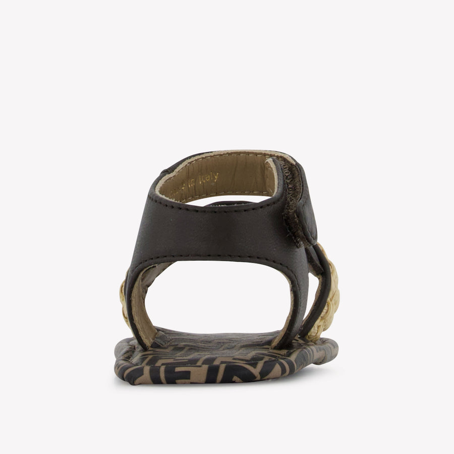 Fendi Baby Sandals  Beige