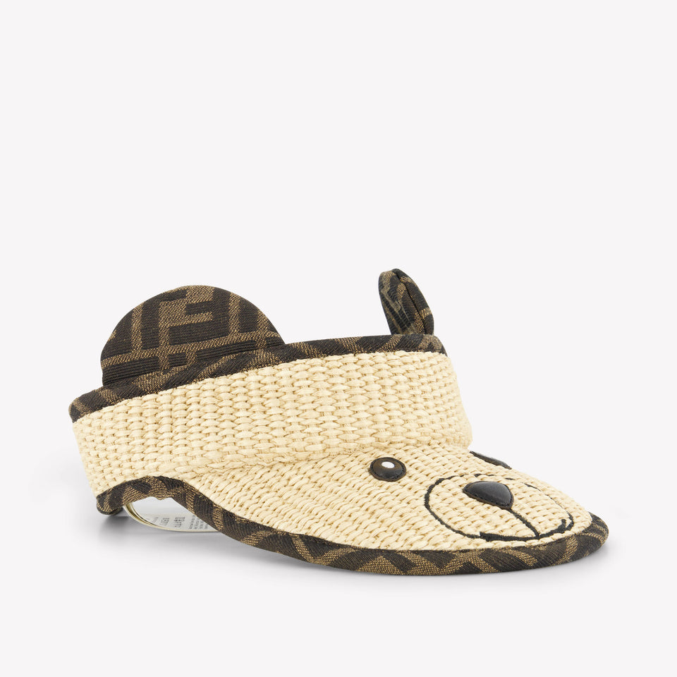 Fendi Baby Unisex Hat in Beige