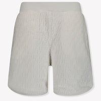 Fendi Kids Unisex Shorts  White