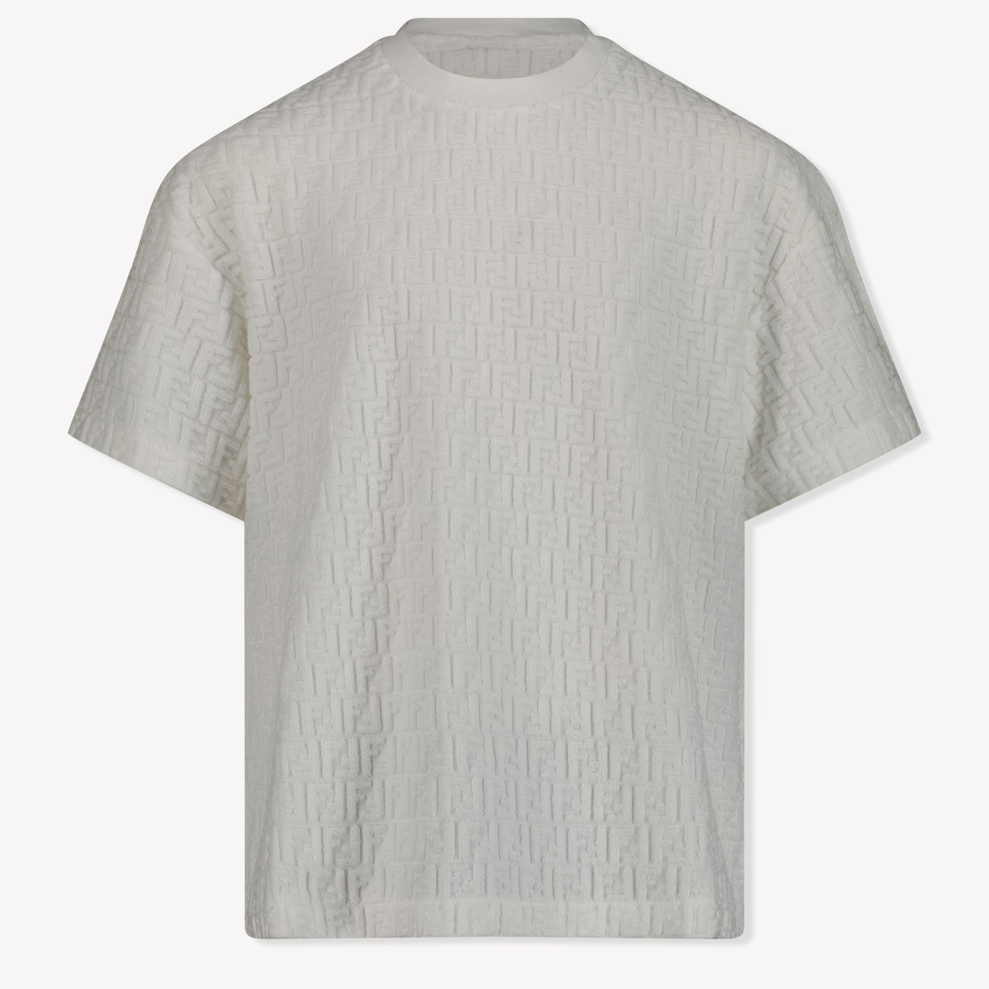 Fendi Kinder Unisex T-Shirt In Wit