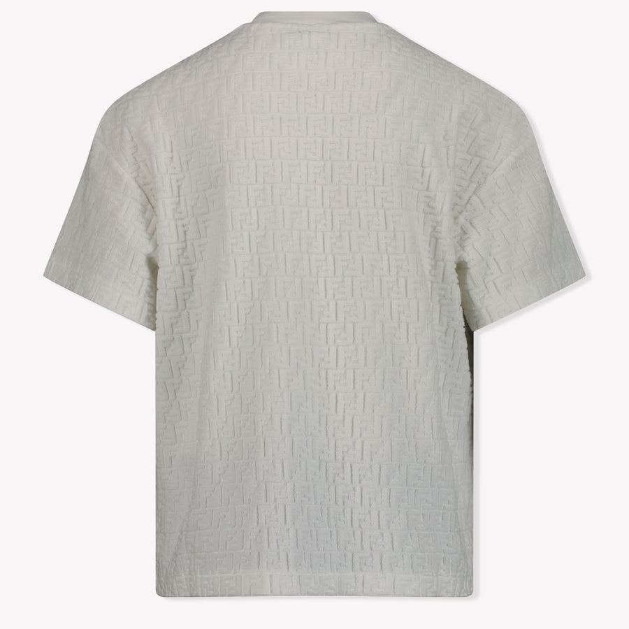Fendi Kids Unisex T-Shirt  White