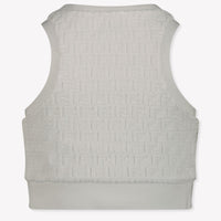 Fendi Kids Girls  T-Shirt White