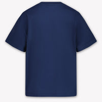 Fendi Kids Boys  T-Shirt Navy