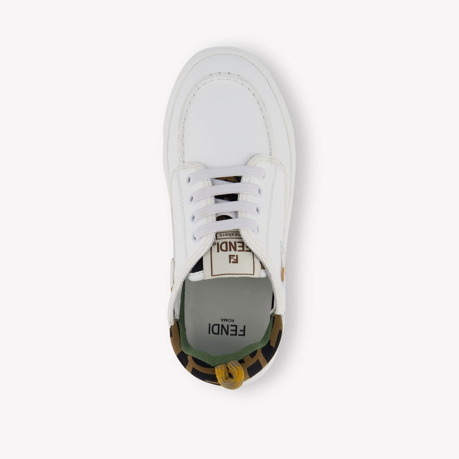 Fendi Unisex Sneakers  White