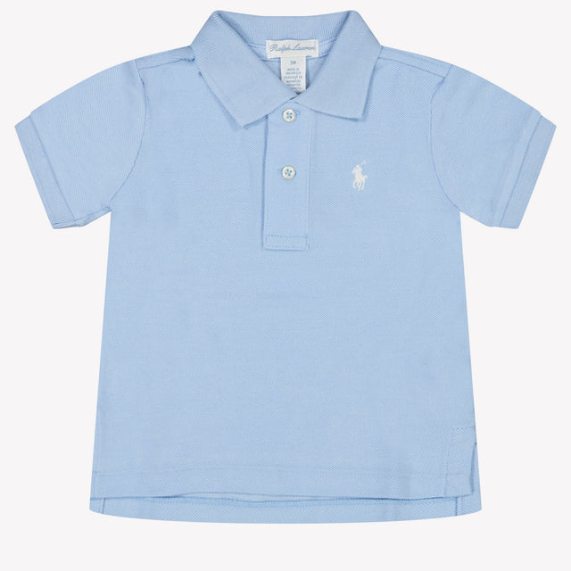 Ralph Lauren Baby Jongens Polo In Licht Blauw