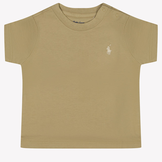 Ralph Lauren Baby Boys T-Shirt in Khaki