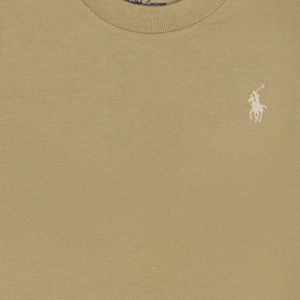 Ralph Lauren Baby Boys T-Shirt in Khaki