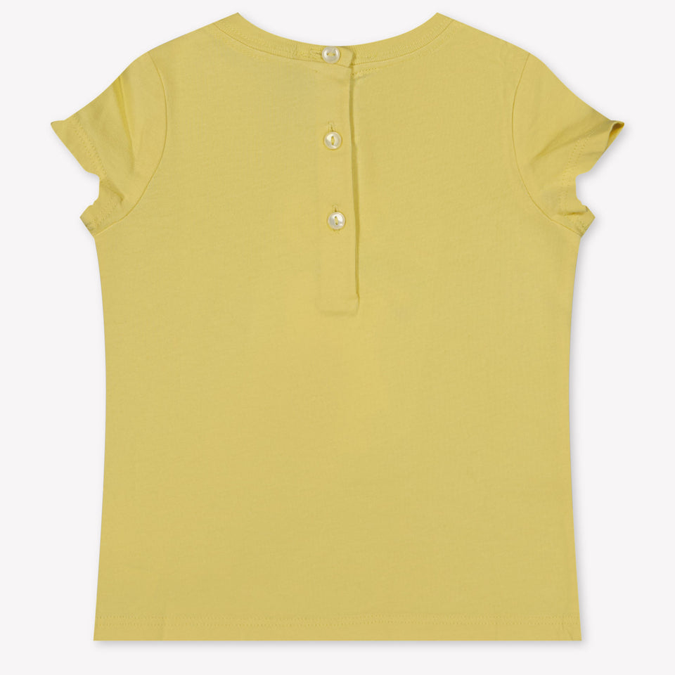 Ralph Lauren Baby Girls T-Shirt in Yellow