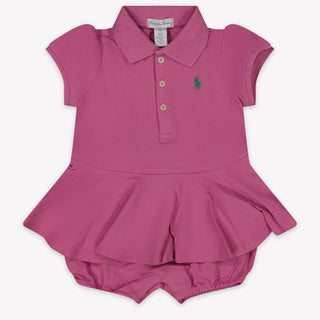 Ralph Lauren Baby Girls boxing suit in Fuchsia