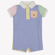 Ralph Lauren Baby Boys Playsuit In Blue