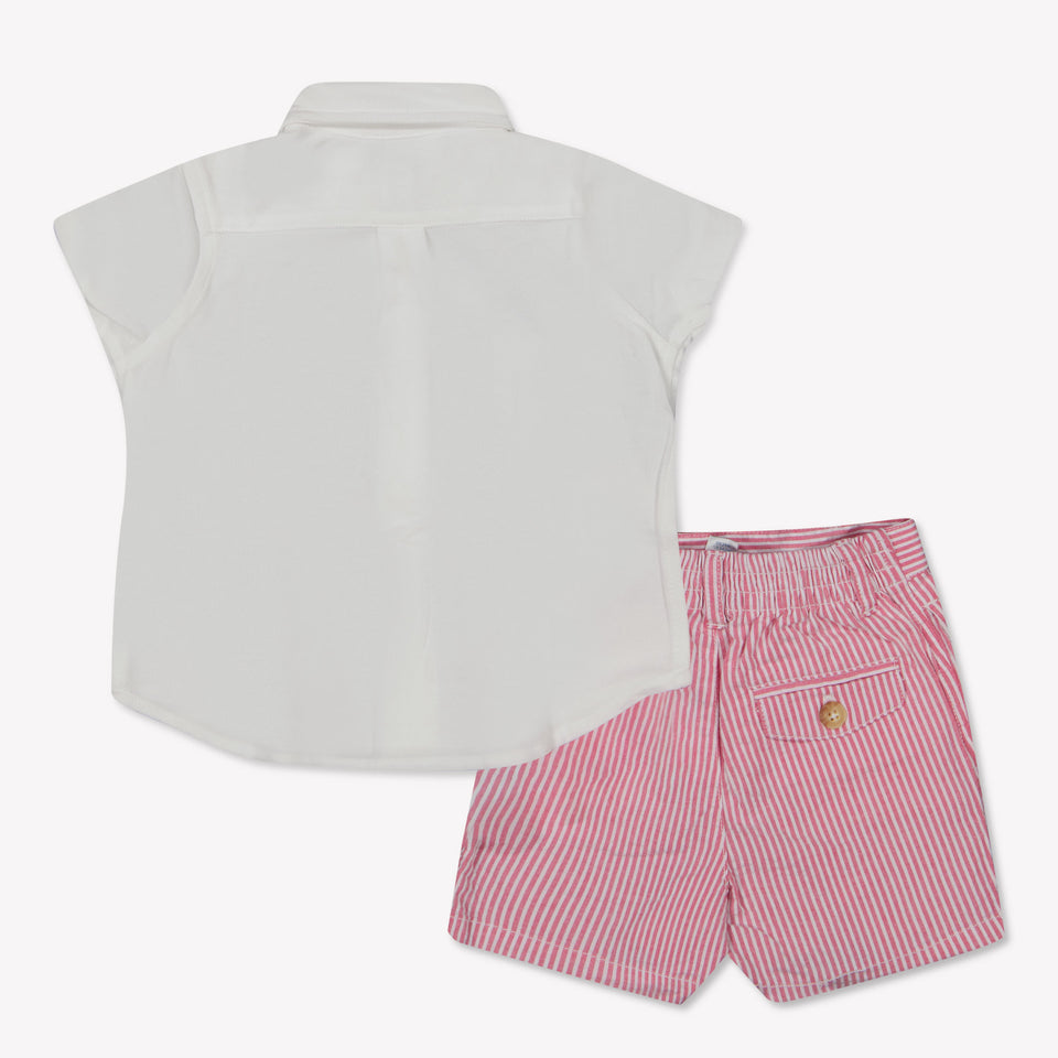 Ralph Lauren Baby Jongens Setje In Wit