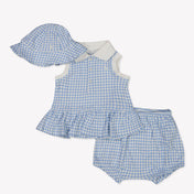 Ralph Lauren Baby Girls Set in Light Blue