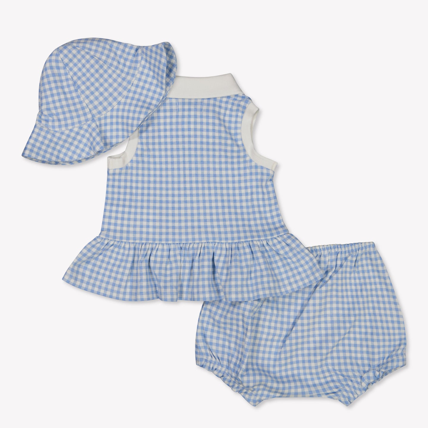 Ralph Lauren Baby Meisjes Setje In Licht Blauw