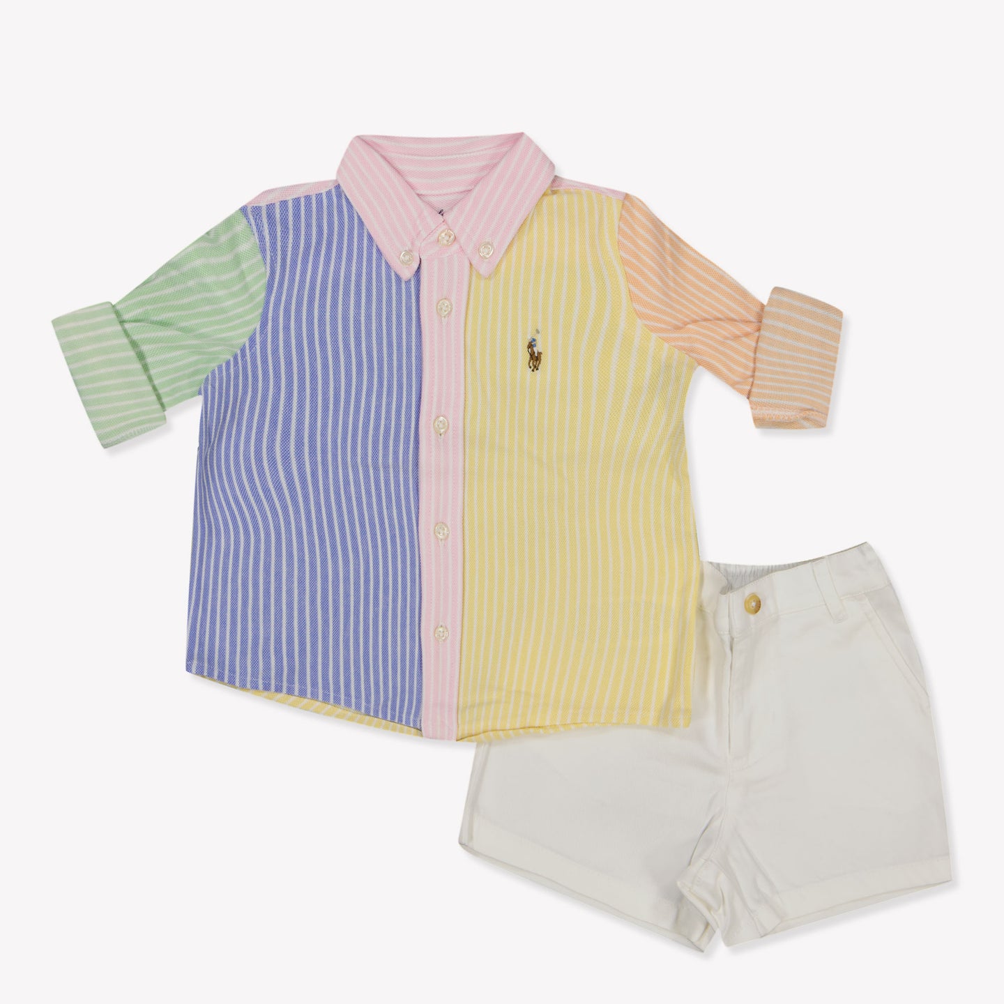 Ralph Lauren Baby Jongens Setje In Blauw