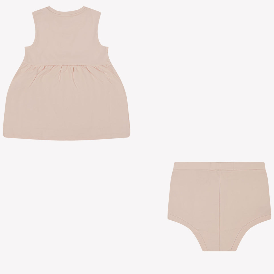 Calvin Klein Baby Girls Dress In Light Pink