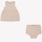 Calvin Klein Baby Girls Dress In Light Pink