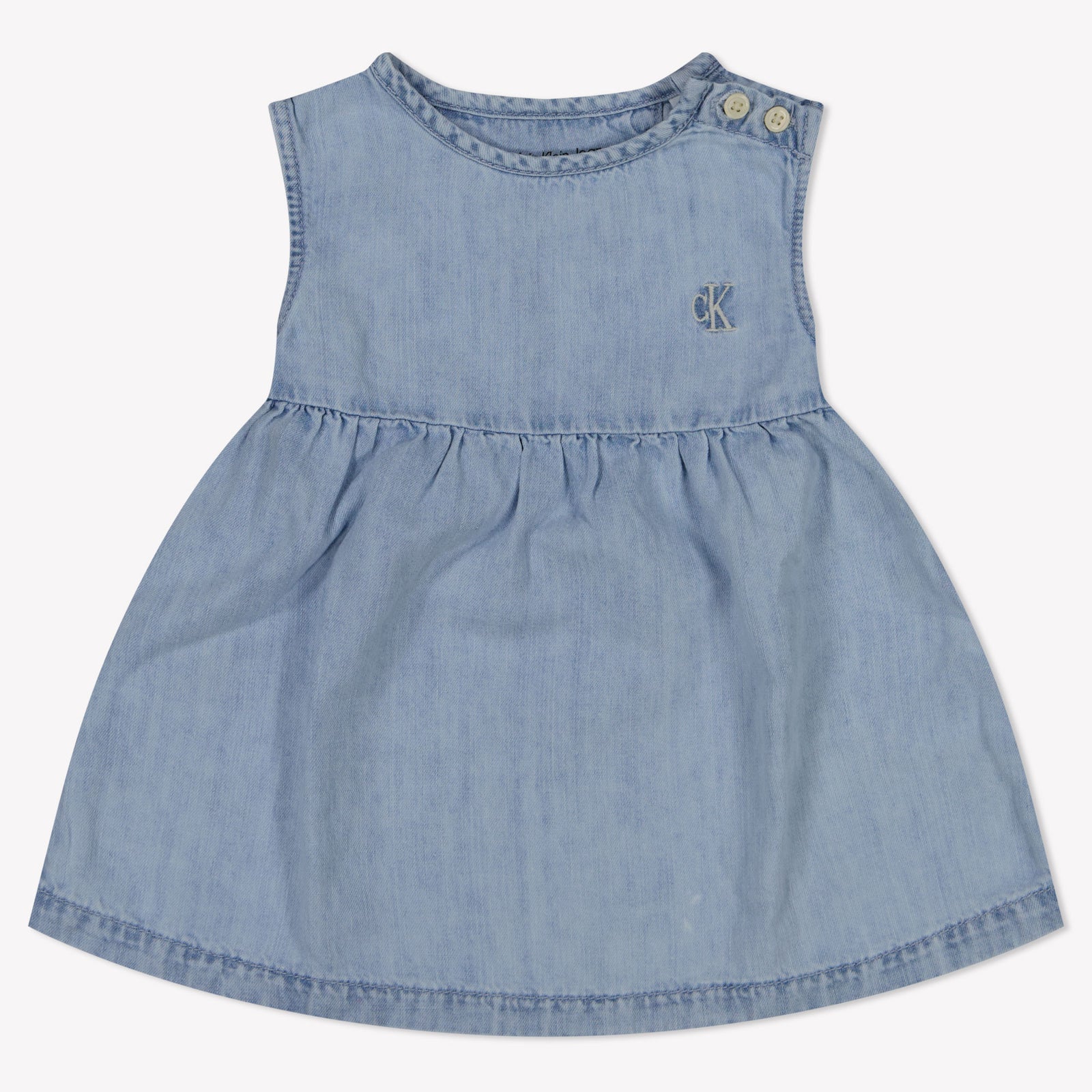 Calvin Klein Baby Girls Dress In Blue