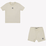 Calvin Klein Baby Unisex Set in OffWhite