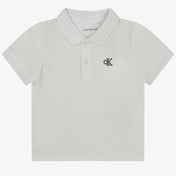 Calvin Klein Baby Boys Polo in White