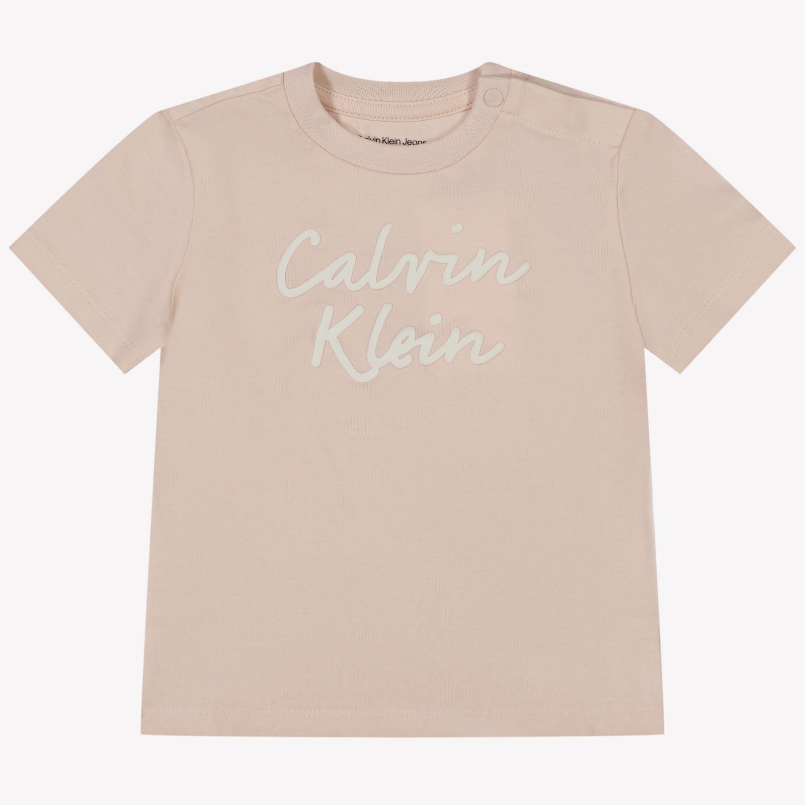 Calvin Klein Baby Unisex T-Shirt in Light Pink