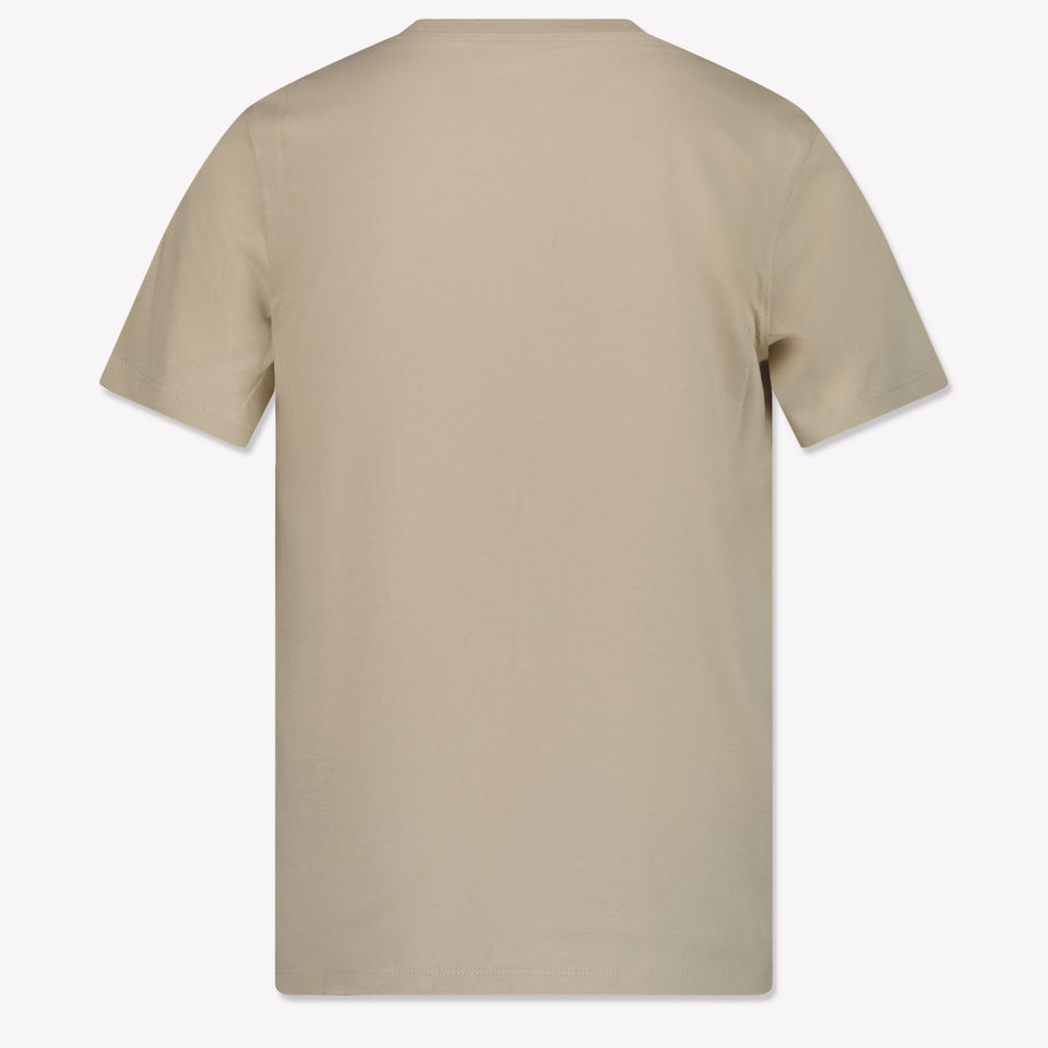 Calvin Klein Kids Boys in T-Shirt Light Beige