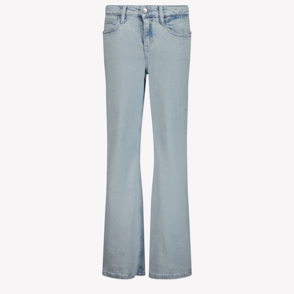 Calvin Klein Kids Girls Jeans In Light Blue