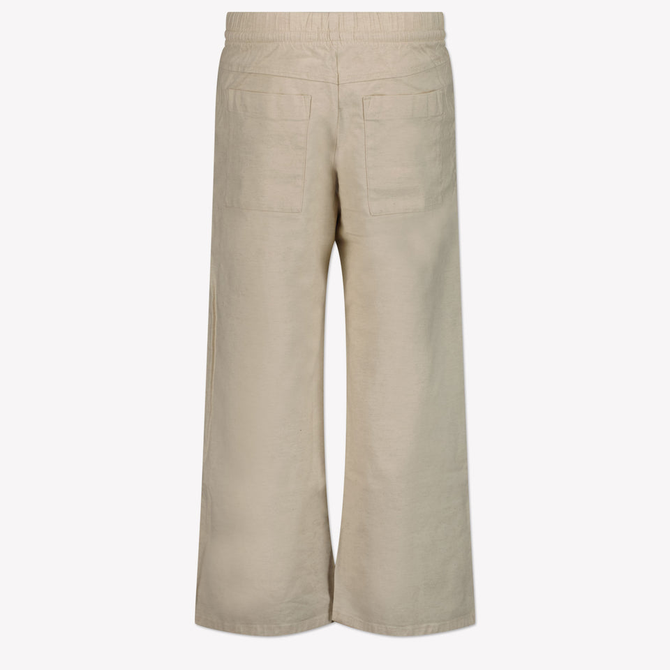 Calvin Klein Kids Girls in Trousers Light Beige