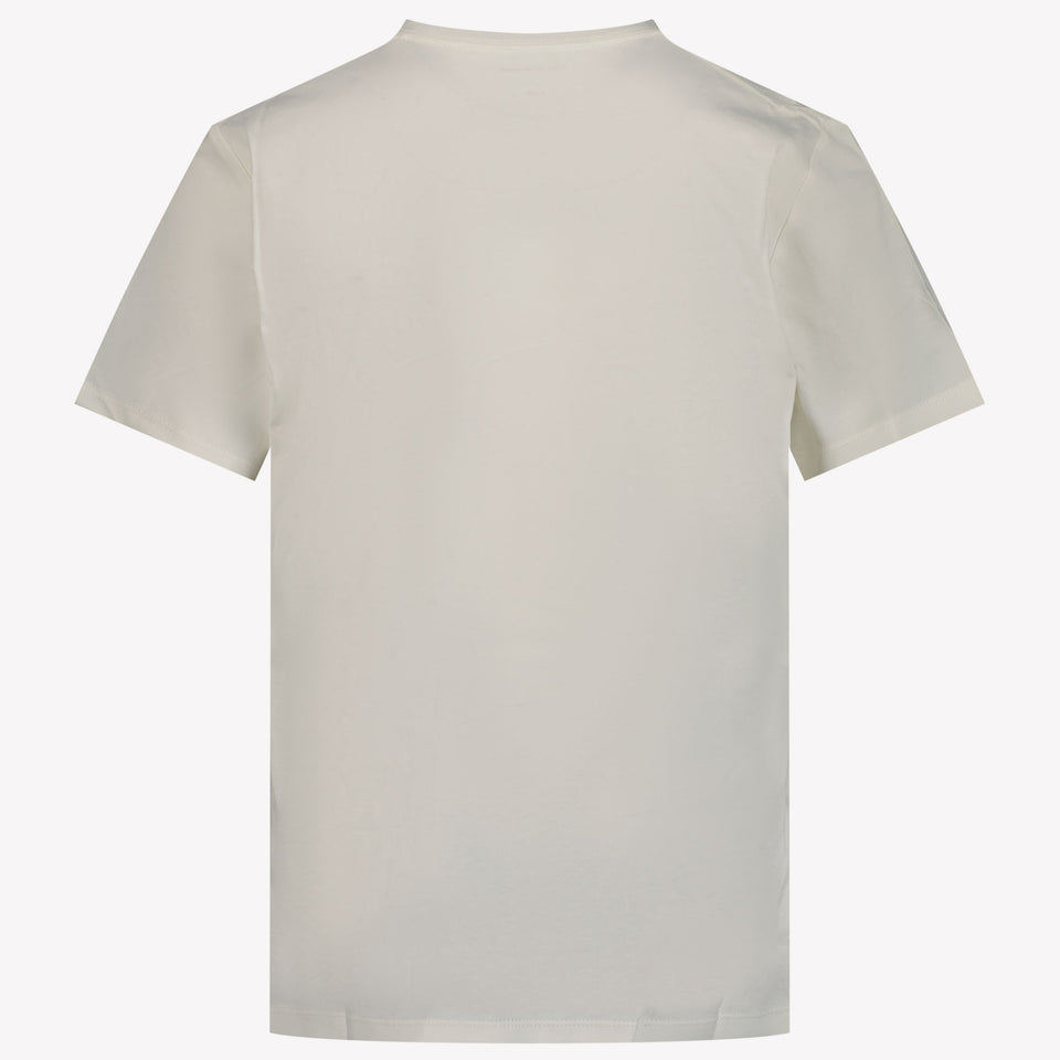 Calvin Klein Kids Unisex T-Shirt in OffWhite