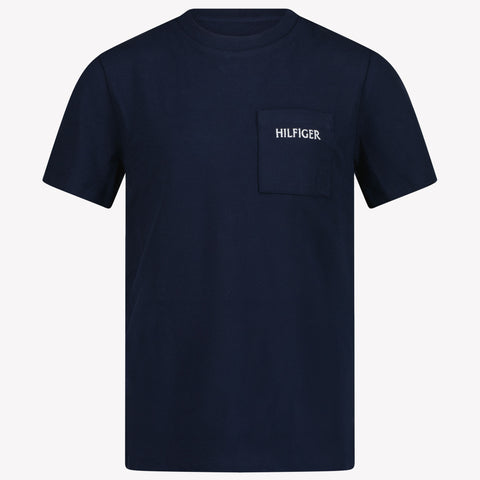 Tommy Hilfiger Kids Boys in T-Shirt Navy