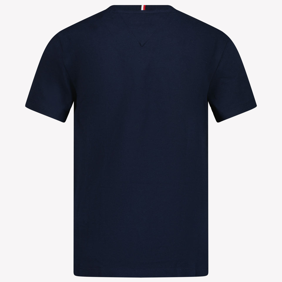 Tommy Hilfiger Kinder Jongens T-Shirt In Navy