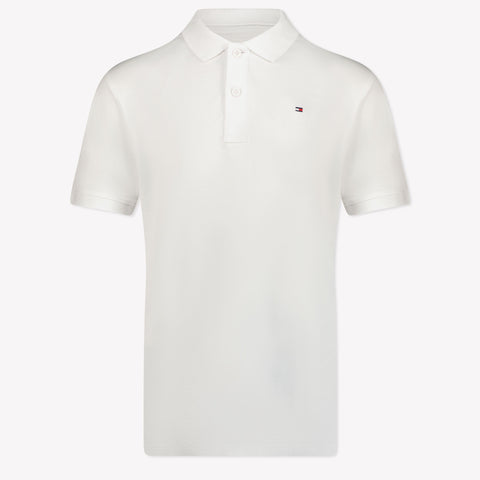 Tommy Hilfiger Kinder Jongens Polo In Wit