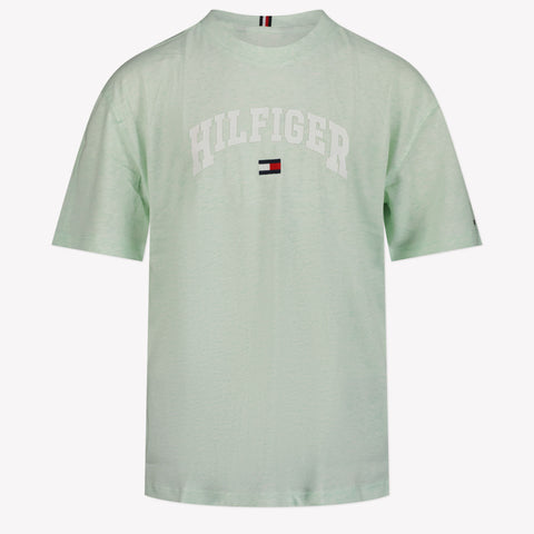 Tommy Hilfiger Kinder Jongens T-Shirt In Mint