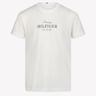 Tommy Hilfiger Kinder Meisjes T-Shirt In Wit