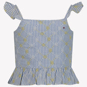 Tommy Hilfiger Kinder Meisjes T-Shirt In Licht Blauw