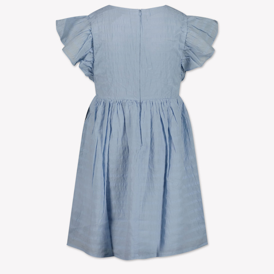 Tommy Hilfiger Kids Girls Dress Light Blue