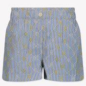 Tommy Hilfiger Kinder Meisjes Shorts In Licht Blauw