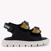 Moschino Unisex Sandals In Black