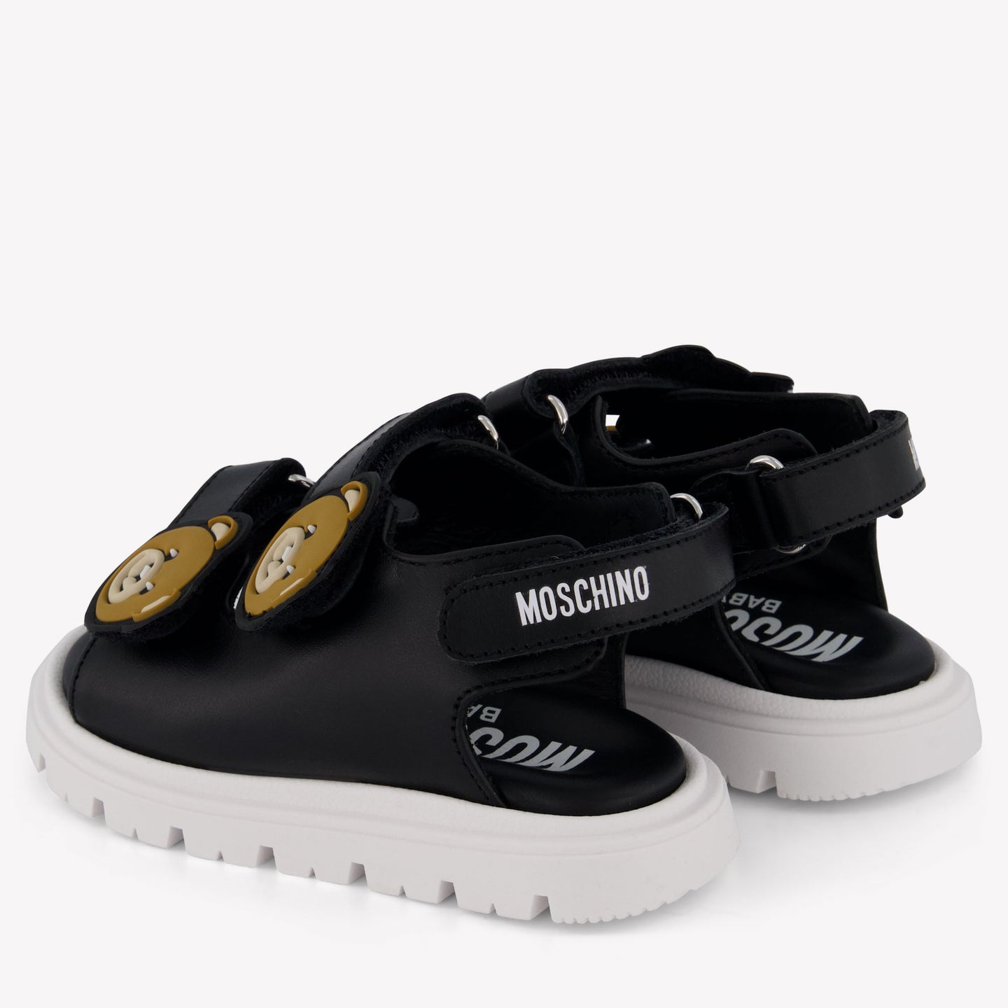 Moschino Unisex Sandalen In Zwart