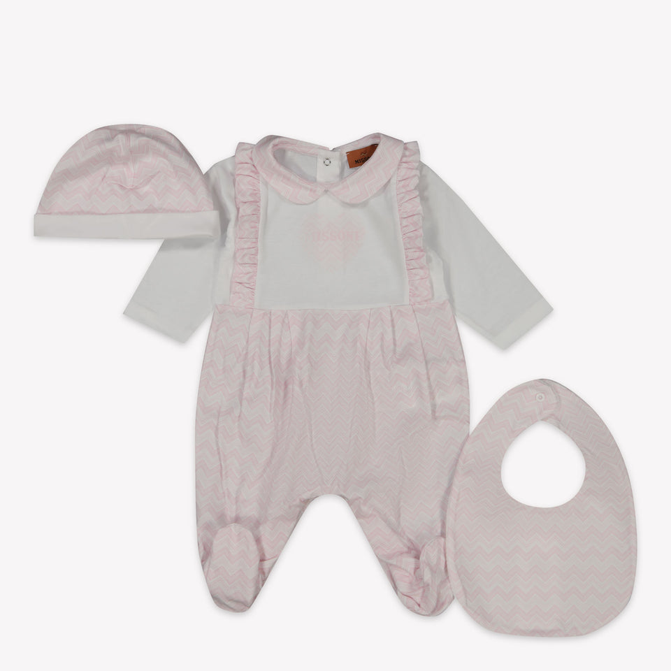 Missoni Baby Meisjes Boxpakje In Licht Roze