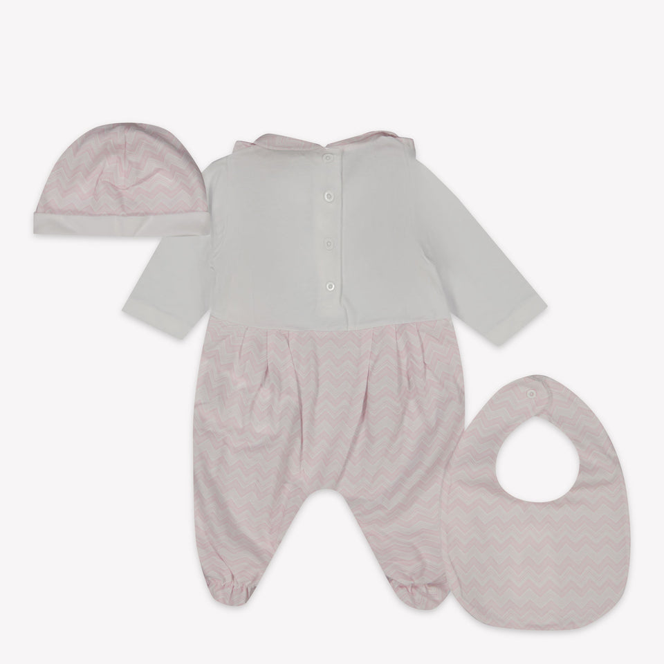 Missoni Baby Girls boxing suit in Light Pink