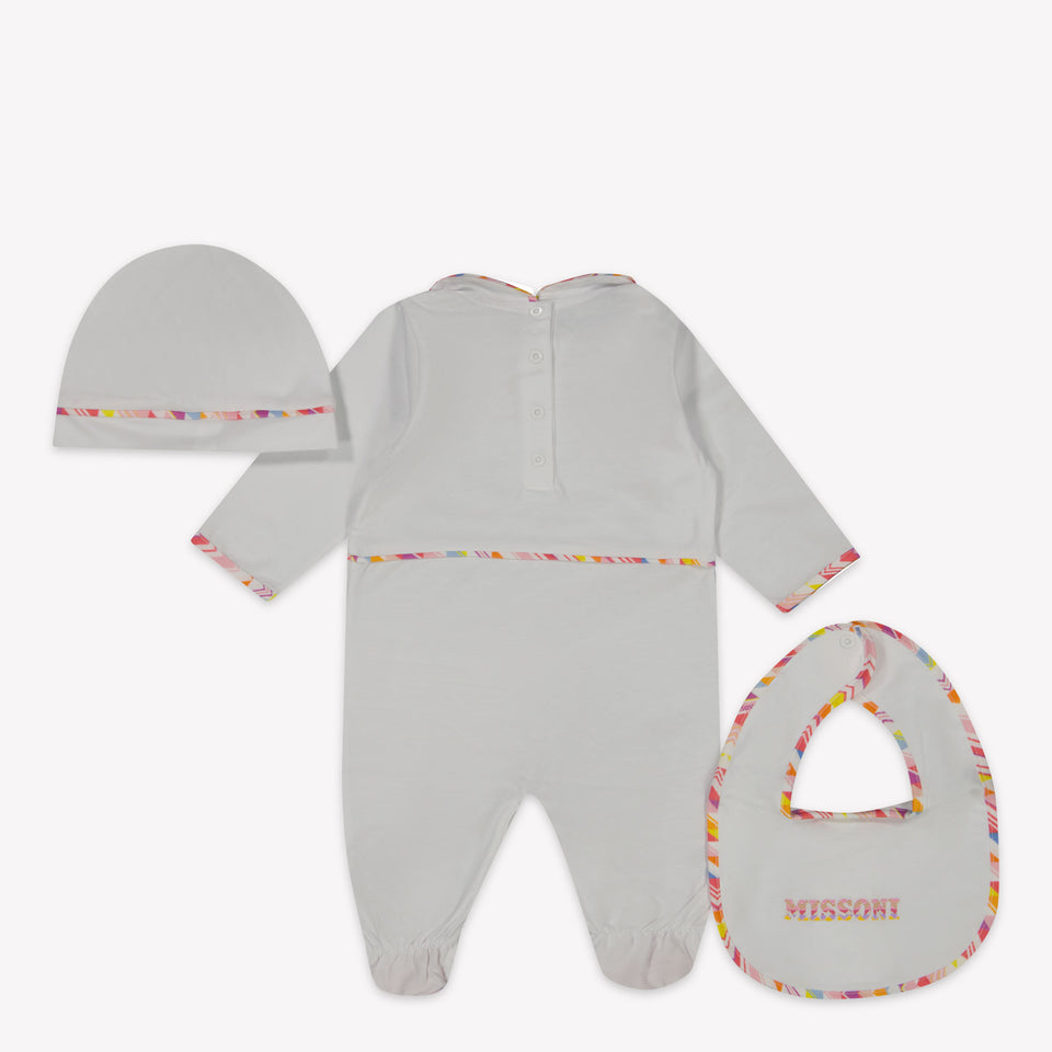 Missoni Baby Meisjes Boxpakje In Wit