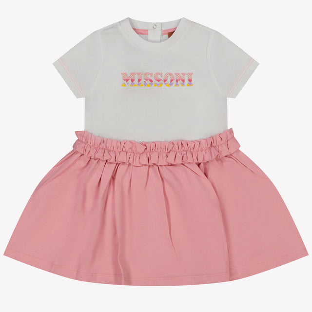 Missoni Baby Meisjes Jurk In Licht Roze