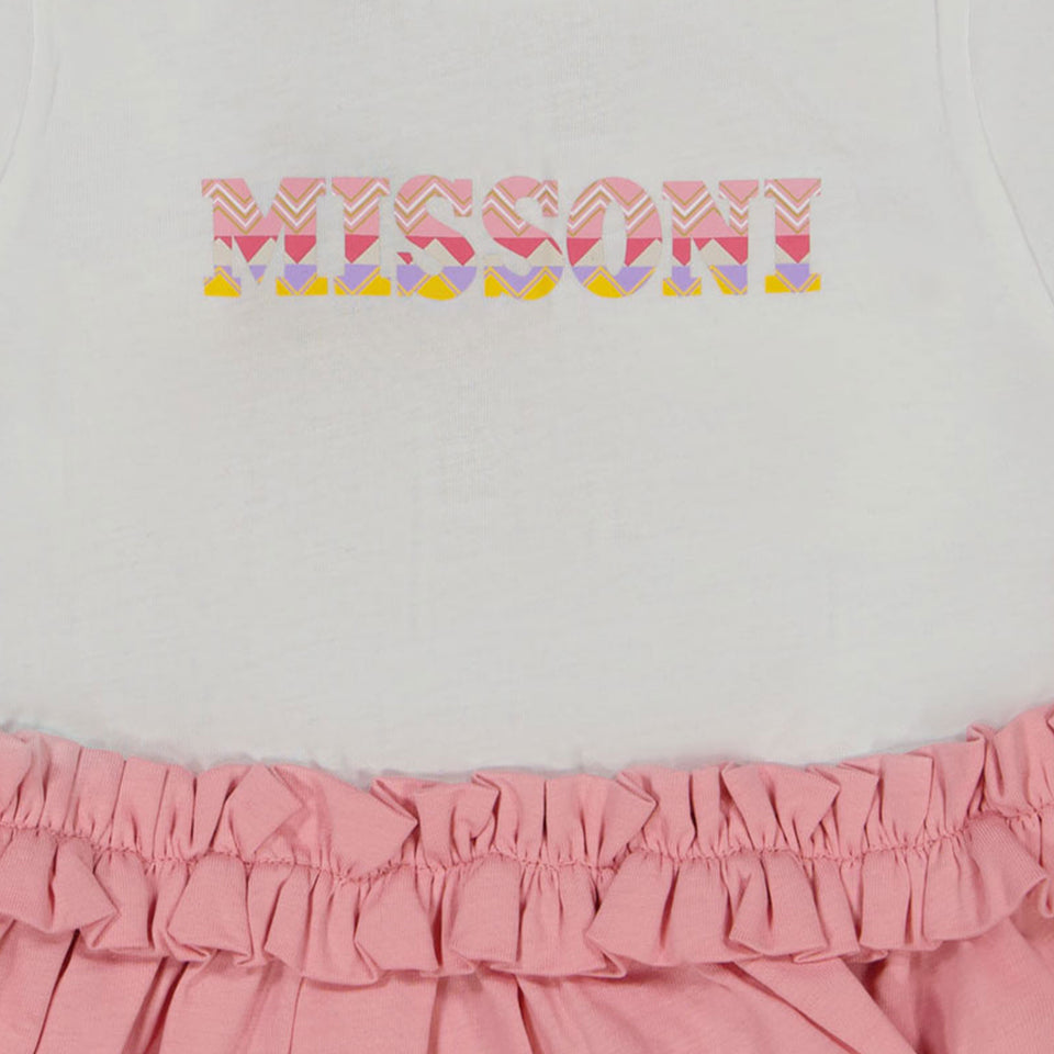 Missoni Baby Girls Dress In Light Pink